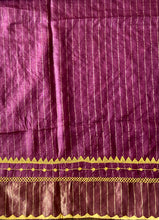 Load image into Gallery viewer, Lambani Embroidered Tussar Leheriya Saree