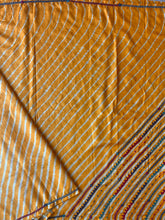Load image into Gallery viewer, Lambani Embroidered Tussar Leheriya Saree