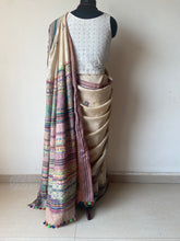 Load image into Gallery viewer, Lambani Karvati Kinaar Vidarbha Tussar Handwoven Saree