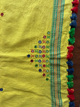 Load image into Gallery viewer, Bhujodi Kala Cotton Blouse Piece #26 (Yellow)