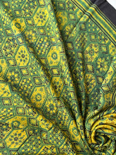 Load image into Gallery viewer, Ajrakh Mulberry Silk Saree