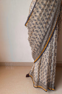 Kota Doria Crochet Lace Sarees