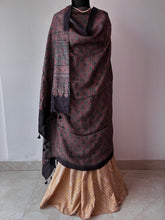 Load image into Gallery viewer, Ajrakh Tussar Kurta Dupatta Set