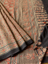 Load image into Gallery viewer, Ajrakh Mul Cotton Saree