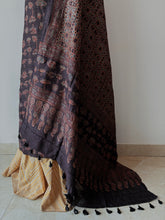 Load image into Gallery viewer, Ajrakh Tussar Kurta Dupatta Set