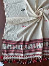 Load image into Gallery viewer, Bhujodi Kala Cotton Blouse Piece #47 (Kora base)