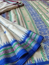 Load image into Gallery viewer, Karvati Kinar Vidarbha Tussar Jaala Palla Saree