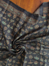 Load image into Gallery viewer, Ajrakh Desi Tussar Silk Saree