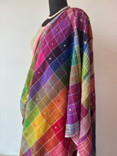 Load image into Gallery viewer, Handwoven Bhujodi Kala Cotton Saree