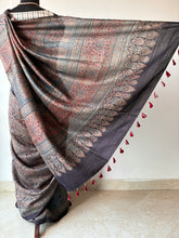 Load image into Gallery viewer, Ajrakh Tussar Silk Saree