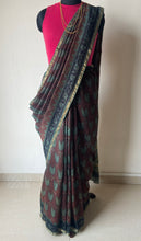 Load image into Gallery viewer, Block-Printed Silk-Cotton Saree