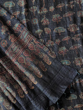 Load image into Gallery viewer, Ajrakh Tussar Kurta Dupatta Set