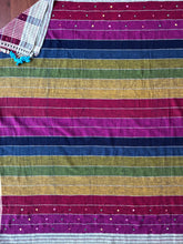 Load image into Gallery viewer, Handwoven Bhujodi Kala Cotton Saree
