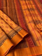 Load image into Gallery viewer, Bagh Maheshwari Silk Cotton Saree