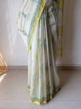 Load image into Gallery viewer, Block-Printed Silk-Cotton Saree