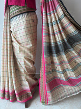 Load image into Gallery viewer, Karvati Kinaar Vidarbha Tussar Handwoven Saree