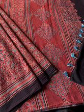 Load image into Gallery viewer, Ajrakh Mul Cotton Saree