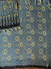 Load image into Gallery viewer, Ajrakh Bandhej fine Modal Silk Saree
