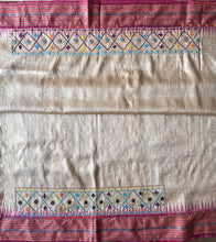 Load image into Gallery viewer, Lambani Karvati Kinaar Vidarbha Tussar Handwoven Saree