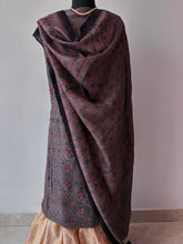 Load image into Gallery viewer, Ajrakh Tussar Kurta Dupatta Set