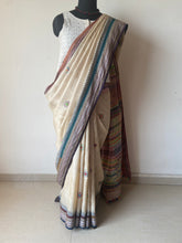 Load image into Gallery viewer, Lambani Karvati Kinaar Vidarbha Tussar Handwoven Saree