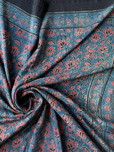 Load image into Gallery viewer, Ajrakh Mulberry Silk Saree
