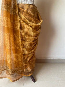 Kota Doria Crochet Lace Sarees