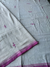 Load image into Gallery viewer, Handwoven Bhujodi Kala Cotton Saree