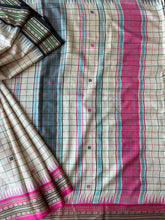 Load image into Gallery viewer, Karvati Kinaar Vidarbha Tussar Handwoven Saree