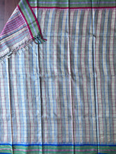 Load image into Gallery viewer, Karvati Kinar Vidarbha Tussar Checks Saree