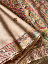 Load image into Gallery viewer, Tussar Lambani Saree
