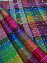 Load image into Gallery viewer, Handwoven Bhujodi Kala Cotton Saree