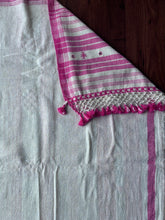 Load image into Gallery viewer, Handwoven Bhujodi Kala Cotton Saree