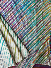 Load image into Gallery viewer, Lambani Embroidered Tussar Leheriya Saree