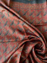 Load image into Gallery viewer, Ajrakh Tussar Silk Saree