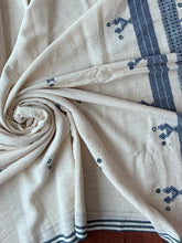 Load image into Gallery viewer, Handwoven Bhujodi Kala Cotton Saree
