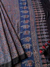 Load image into Gallery viewer, Ajrakh Mul Cotton Saree