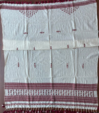 Load image into Gallery viewer, Bhujodi Kala Cotton Blouse Piece #28 (Kora Beetroot)