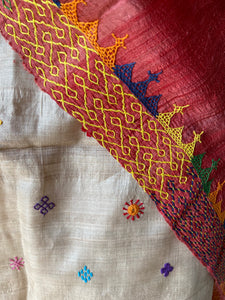 Lambani Embroidered Tussar Gheecha Dupatta