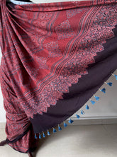 Load image into Gallery viewer, Ajrakh Mul Cotton Saree