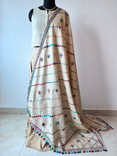 Load image into Gallery viewer, Lambani Embroidered Tussar Dupatta
