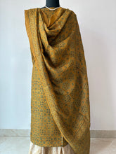 Load image into Gallery viewer, Ajrakh Tussar Kurta Dupatta Set