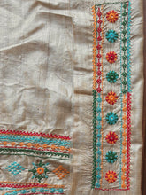 Load image into Gallery viewer, Lambani Tussar Unstitched Kurta - Natural Tussar