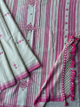 Load image into Gallery viewer, Handwoven Bhujodi Kala Cotton Saree