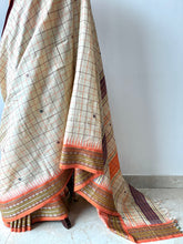 Load image into Gallery viewer, Karvati Kinaar Vidarbha Tussar Jaala Palla Saree