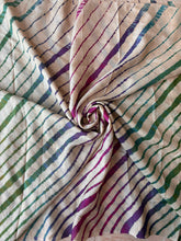 Load image into Gallery viewer, Lambani Embroidered Tussar Leheriya Saree