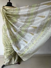 Load image into Gallery viewer, Block-Printed Silk-Cotton Saree