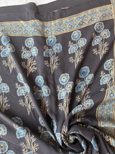 Load image into Gallery viewer, Ajrakh Mulberry Silk Saree