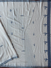 Load image into Gallery viewer, Handwoven Bhujodi Kala Cotton Saree