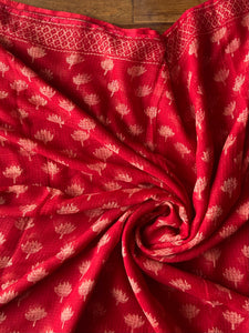 Kota Doria Appliqué Details Saree